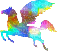 Rainbow pegasus - png gratis