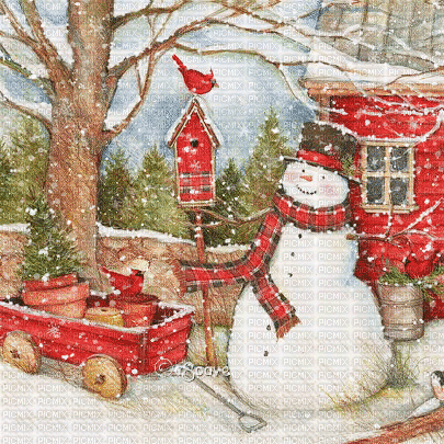 soave background animated christmas winter vintage - Gratis geanimeerde GIF