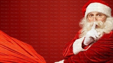 Secret Santa shhh bp - png ฟรี