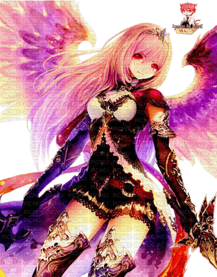 anime girl angel warrior - δωρεάν png