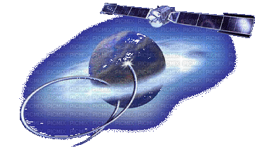 planet satellite - Ingyenes animált GIF