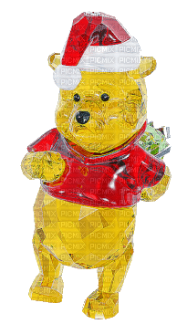 Christmas Pooh - безплатен png