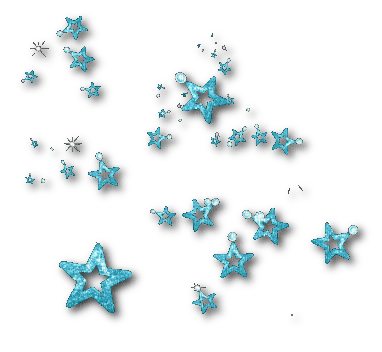 stars scrap blue - gratis png