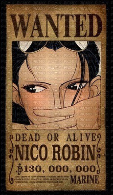 Nico Robin One piece laurachan - png gratis