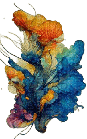 Цветок арт - 免费PNG