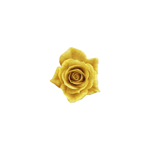 kikkapink deco scrap rose yellow - besplatni png