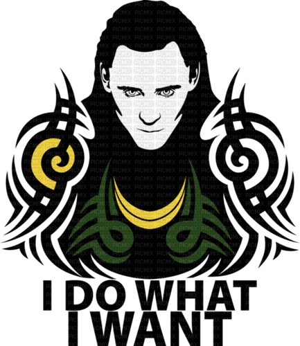 Loki - I Do What I Want - ücretsiz png