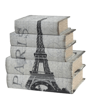 Kaz_Creations Deco Books Paris - kostenlos png