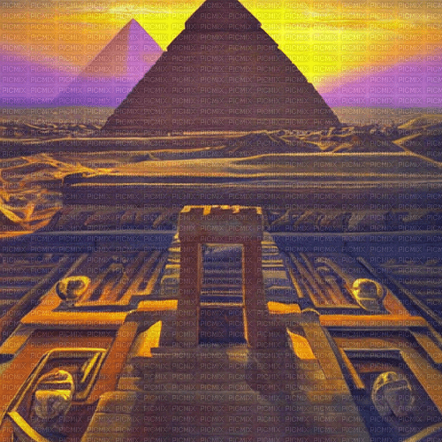 kikkapink ancient egypt background temple - PNG gratuit