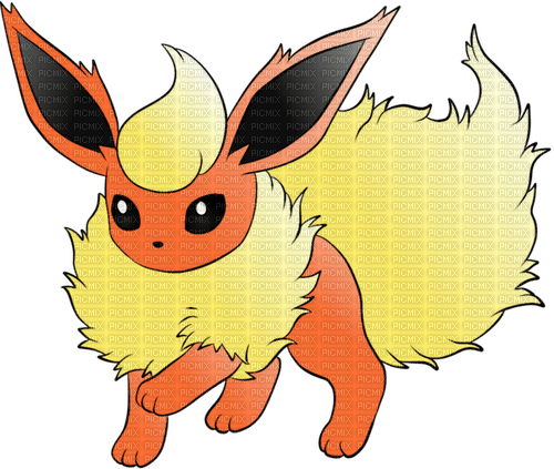 pokemon flareon - darmowe png