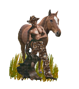 Cowboys indianen - Zdarma animovaný GIF