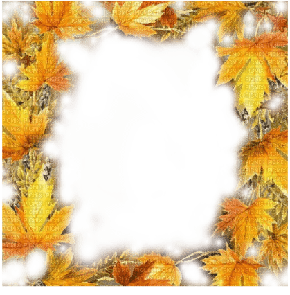 loly33  frame feuilles automne - png gratis