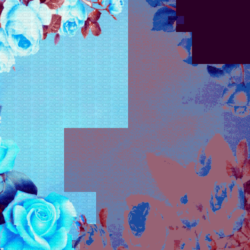 MA  /BG   / hinterground.flowers.blue.idca - GIF animado grátis