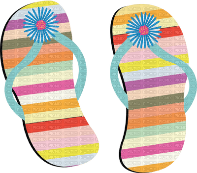 summer flip flops êtê - безплатен png
