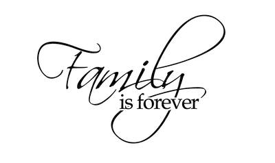 Kaz_Creations Text Family Is Forever - PNG gratuit