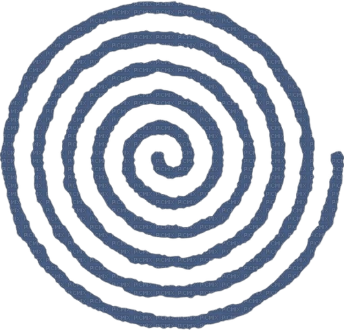 textured spiral blue weird - PNG gratuit