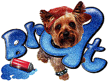 dog perro glitter - Zdarma animovaný GIF