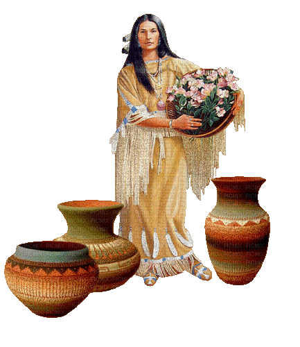 Indianer women. Native Indian women. Gif. Leila - Darmowy animowany GIF