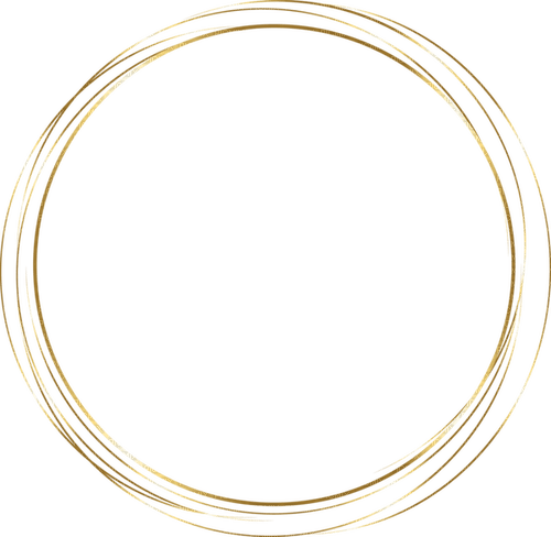 Cadre.Frame.Circle.Gold.Victoriabea - ilmainen png