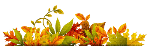 Autumn leaves. Leila - PNG gratuit