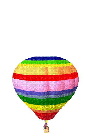 montgolfière - GIF animé gratuit