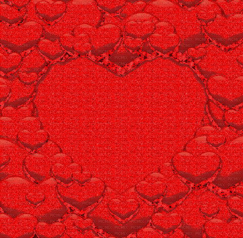 red hearts background - GIF animate gratis