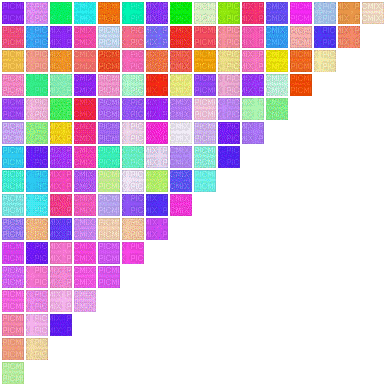 Rainbow corner - Bezmaksas animēts GIF