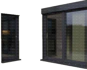 Tür mit Fenster - Nemokamas animacinis gif