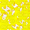 Pia encre vague jaune blanche 02 - GIF animé gratuit