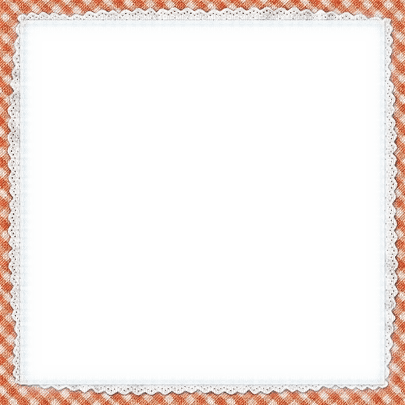 soave frame vintage border lace orange - 無料png