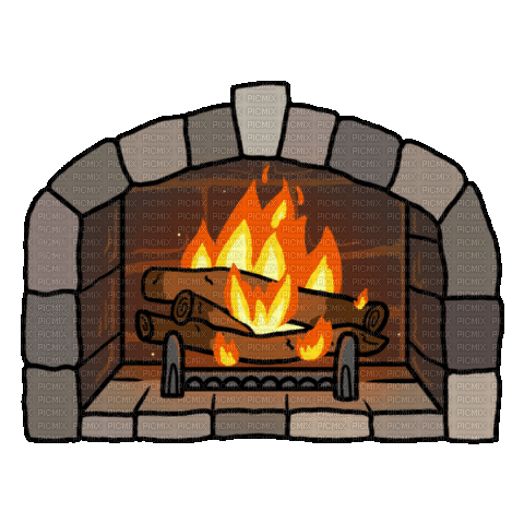 Fire Winter - GIF animé gratuit