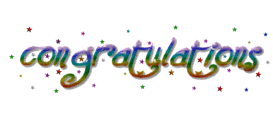 Congratulations! - Безплатен анимиран GIF