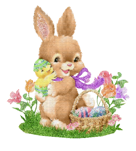 Easter Bunny - Бесплатный анимированный гифка