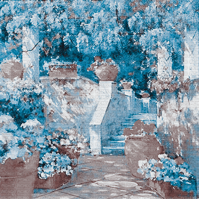 soave background  vintage animated  blue brown - 免费动画 GIF