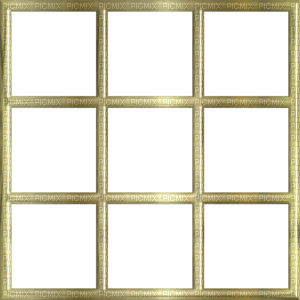 Golden frame.Window.Cadre.Victoriabea - Free PNG