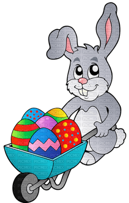 easter bunny deco pâques lapin - 無料png