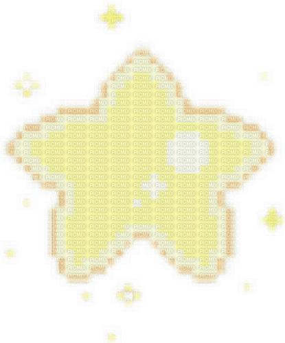 Pixel Star - PNG gratuit