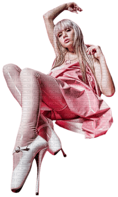 Kaz_Creations Woman Femme Pink - bezmaksas png