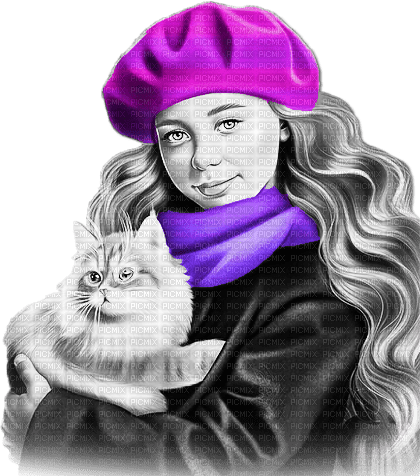 soave woman hat cat animals fashion autumn winter - bezmaksas png