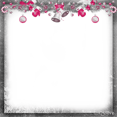 soave frame christmas paper branch border - Free PNG