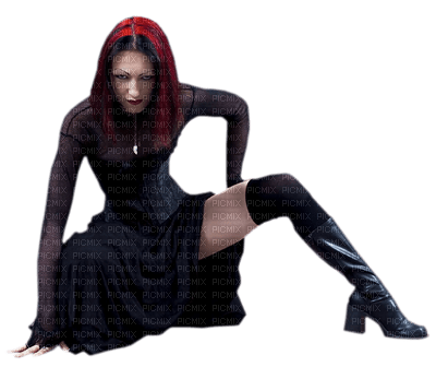 Kaz_Creations Deco Halloween Woman Femme Gothic - gratis png