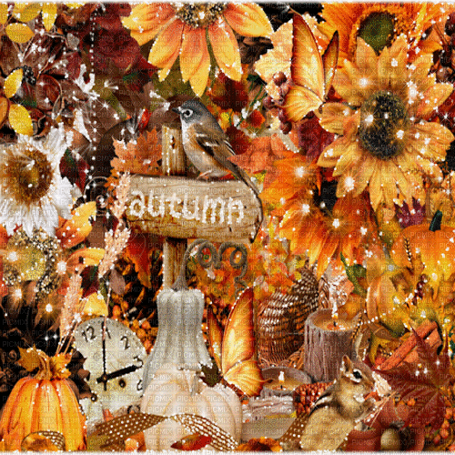 autumn automne herbst milla1959 - Gratis animerad GIF