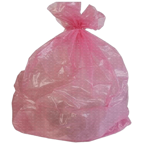 pink trashbag - darmowe png