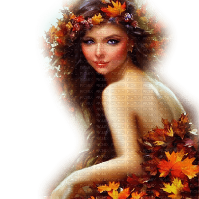 kikkapink fairy woman autumn fantasy - ilmainen png