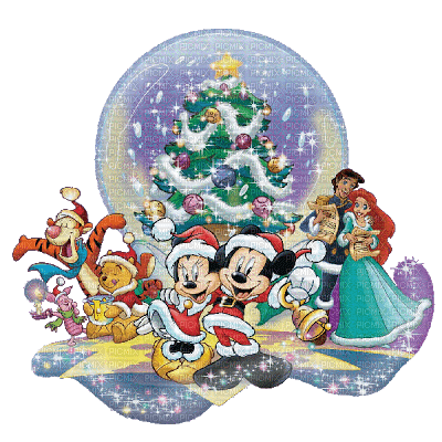 Kaz_Creations Disney Christmas Deco - zdarma png