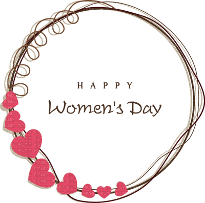 Happy Women's Day.8 March.Victoriabea - zadarmo png