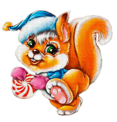 christmas squirrel by nataliplus - zdarma png