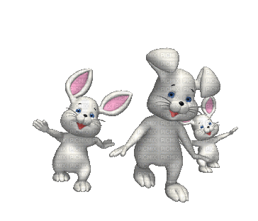 ani-hare-bunny - GIF เคลื่อนไหวฟรี