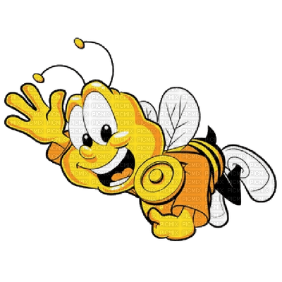 Kaz_Creations Cute Cartoon Love Bees Bee Wasp - png ฟรี