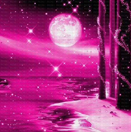 pink fantasy background - png gratuito